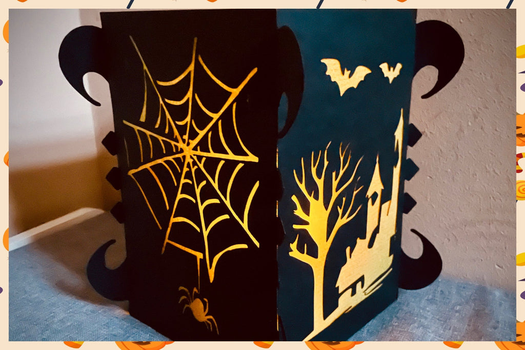 Halloween Laterne selber machen - Plotteranleitung