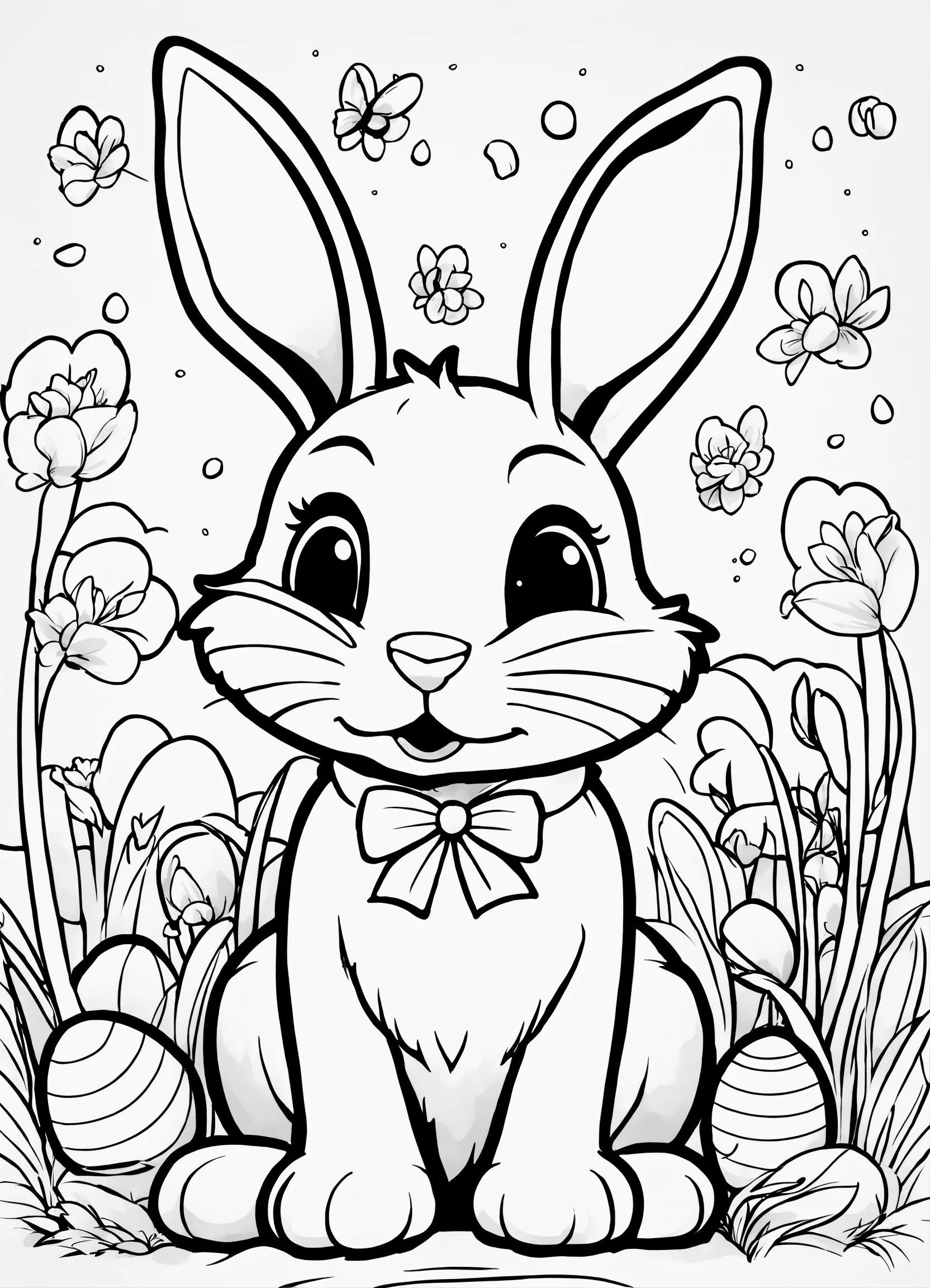 Ausmalbild süßer Osterhase – Sunny Artis Ausmalbild süßer Osterhase – Sunny Artis